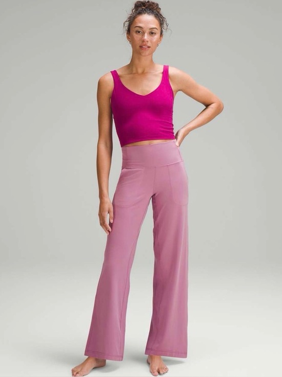lululemon athletica Pants - Lululemon Align High-Rise Wide-Leg Pant Velvet Dust Size 2